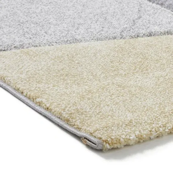 Brooklyn Heat Set Frieze Rug - Yellow