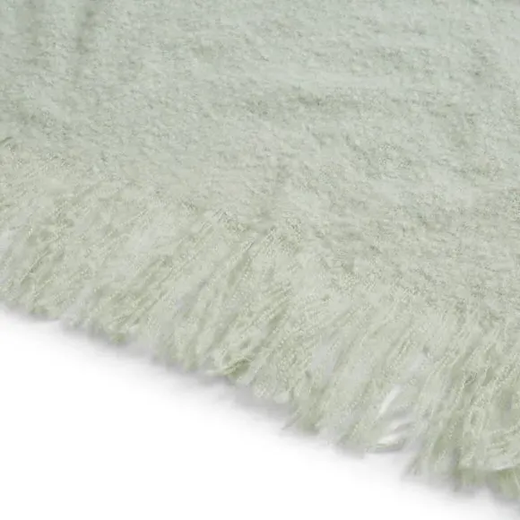 Brushed Throw Blanket - Sage, Boucle