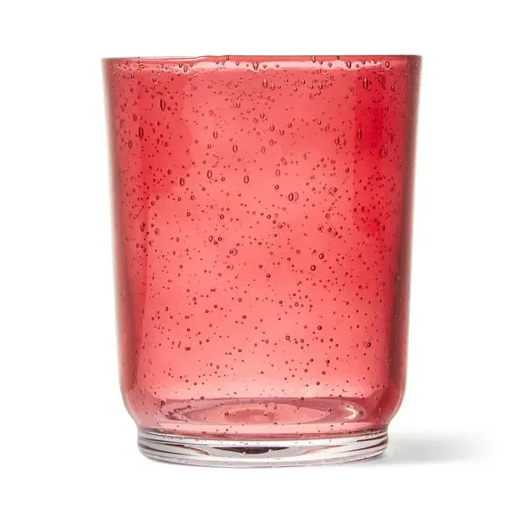 Bubble Glass Tumbler - Berry, Glass