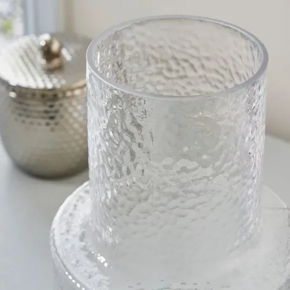 Bubble Glass Vase - Clear, Glass