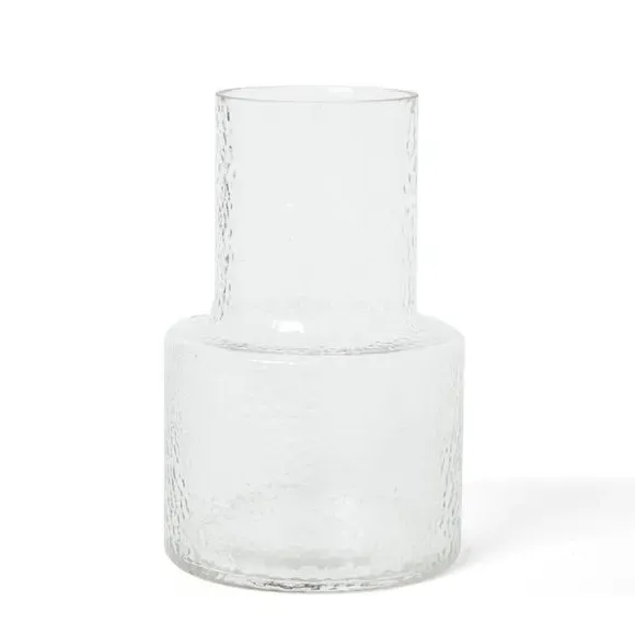 Bubble Glass Vase - Clear, Glass