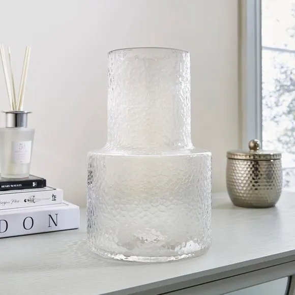 Bubble Glass Vase - Clear, Glass