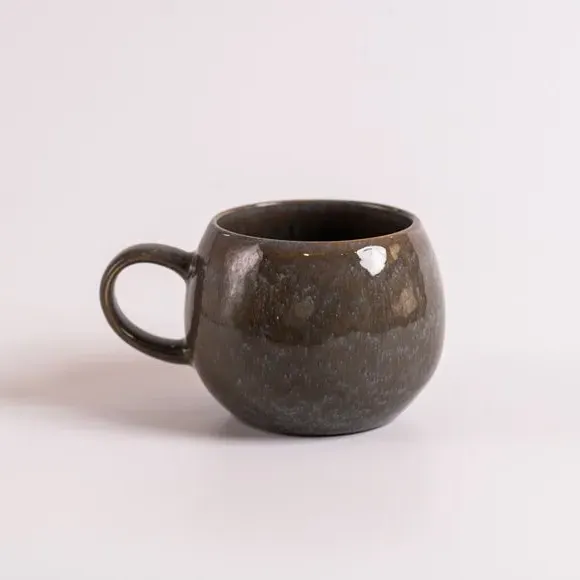 Bulb Reactive Mug - Grey, Stoneware