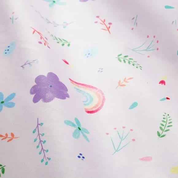 Butterfly Duvet Cover Set - Pink, Polycotton