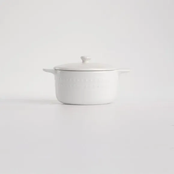 Camembert Baker Dish - White, New Bone China