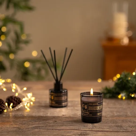 Candle & Diffuser Gift Set - Dark Blue, Glass image