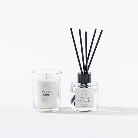Candle & Diffuser Gift Set - Pear Gardenia
