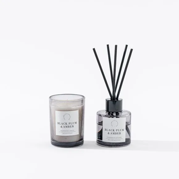Candle & Diffuser Gift Set - Plum Patchouli