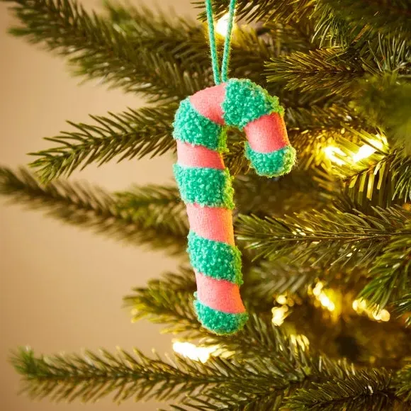 Candy Cane Hanging Decoration - Multicolor image