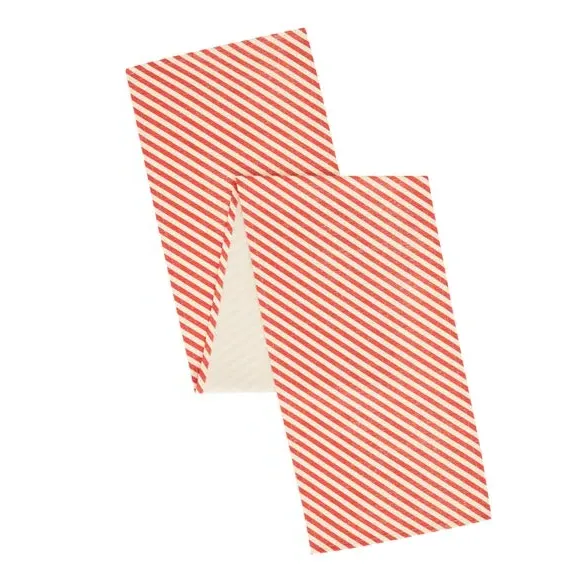 Candy Cane Table Runner - Red, Cotton