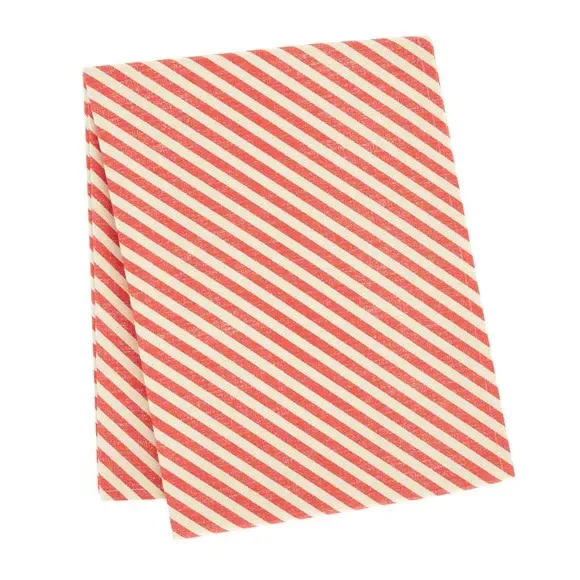 Candy Cane Tablecloth - Red, Cotton