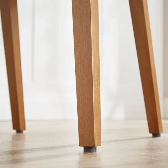 Carver Dining Chair with Arms - Natural, Fabric