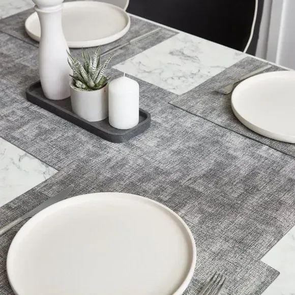 Centrepiece - Grey, Faux Leather