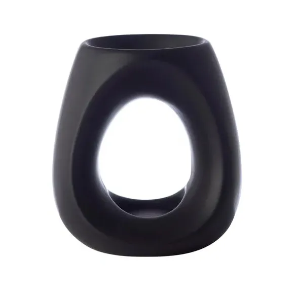 Ceramic Wax Melt Burner - Black, Stoneware