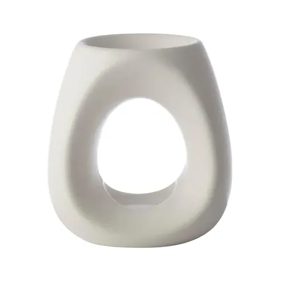 Ceramic Wax Melt Burner - White, Stoneware