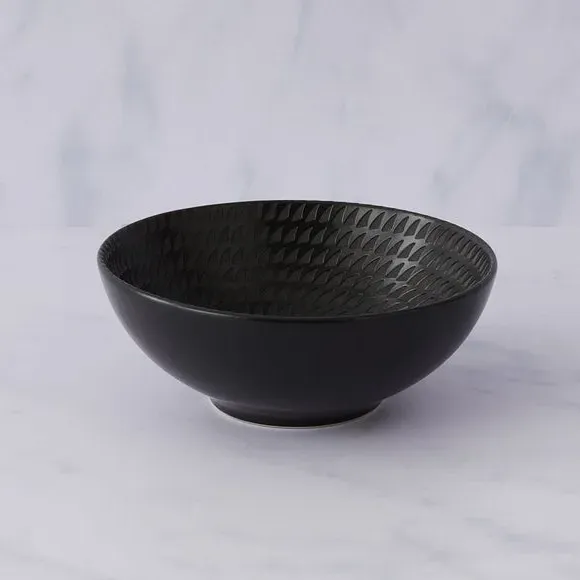 Cereal Bowl - Black, Stoneware