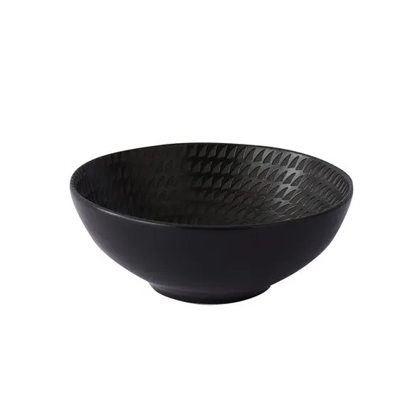 Cereal Bowl - Black, Stoneware image