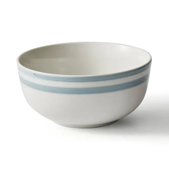 Cereal Bowl Hand-Painted - Blue, Porcelain