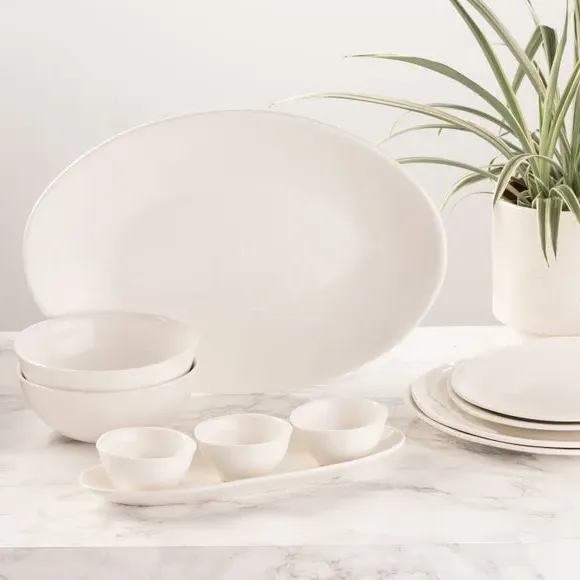 Cereal Bowl - White, New Bone China