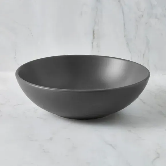 Cereal Bowl with Matte Finish - Charcoal, Stoneware image