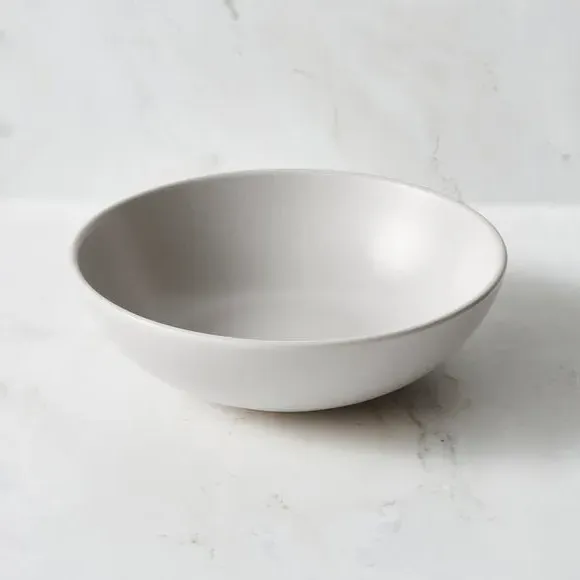 Cereal Bowl with Matte Finish - Grey, Stoneware