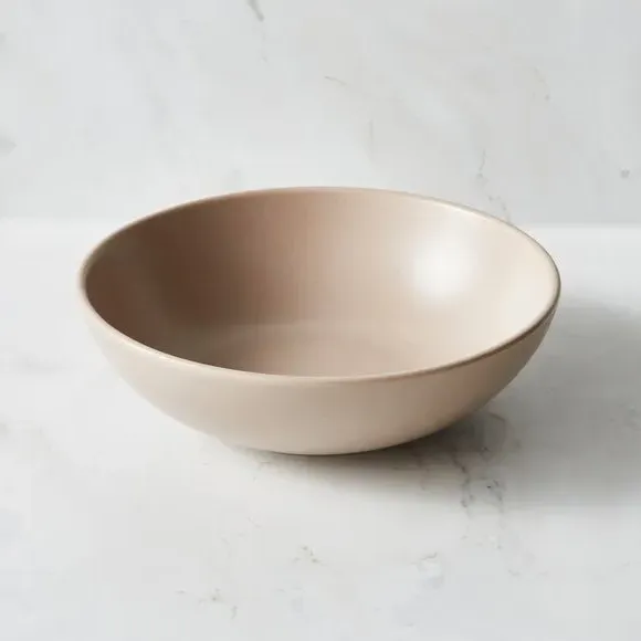 Cereal Bowl with Matte Finish - Mushroom, Stoneware