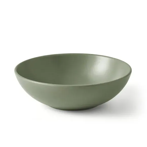 Cereal Bowl with Matte Finish - Sage, Stoneware
