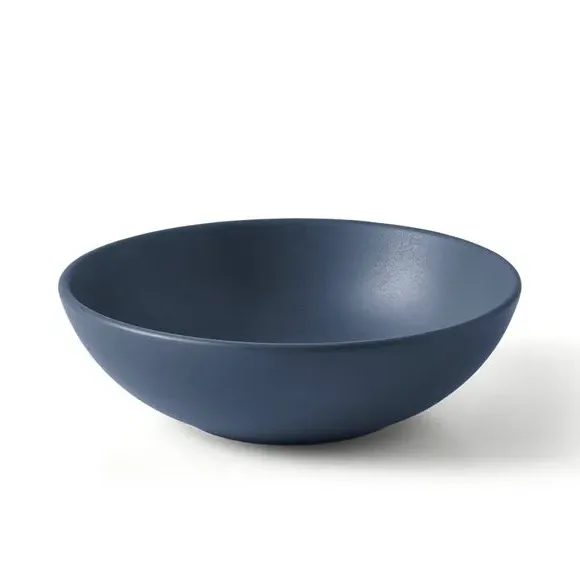 Cereal Bowl with Matte Glaze - Blue, Stoneware