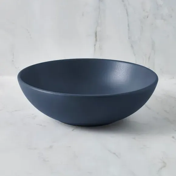 Cereal Bowl with Matte Glaze - Blue, Stoneware image