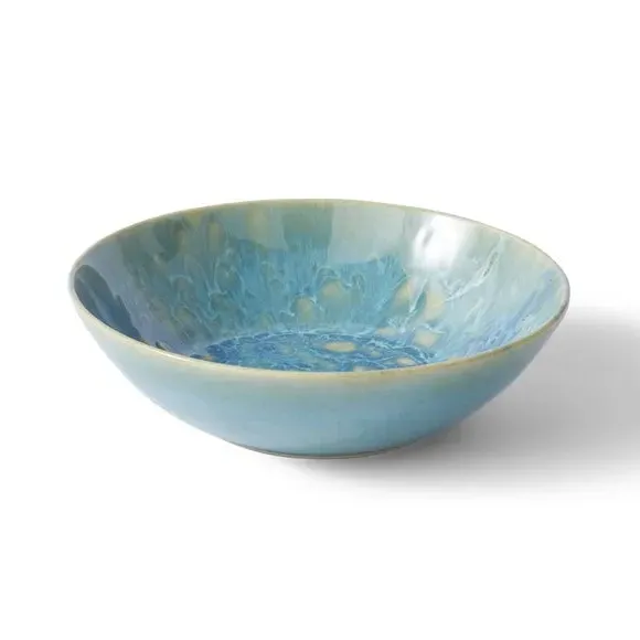 Cereal Bowl with Reactive Glaze - Blue, Stoneware