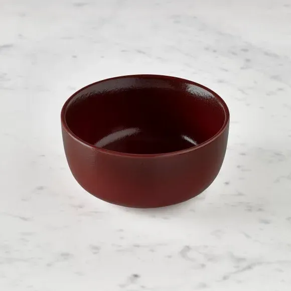 Cereal Bowl with Reactive Glaze - Burgundy image