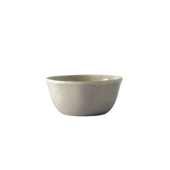 Cereal Bowl with Reactive Glaze - Grey, Stoneware
