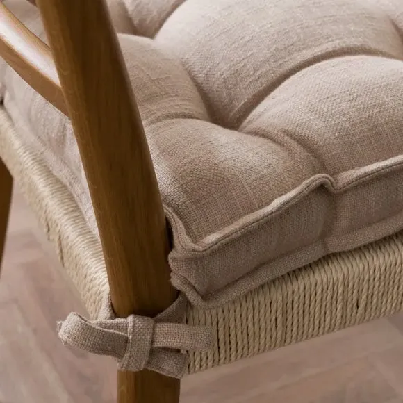Chair Seat Pad with Handle - Dark Sand, Cotton