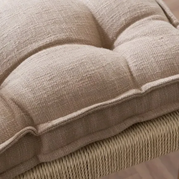 Chair Seat Pad with Handle - Dark Sand, Cotton