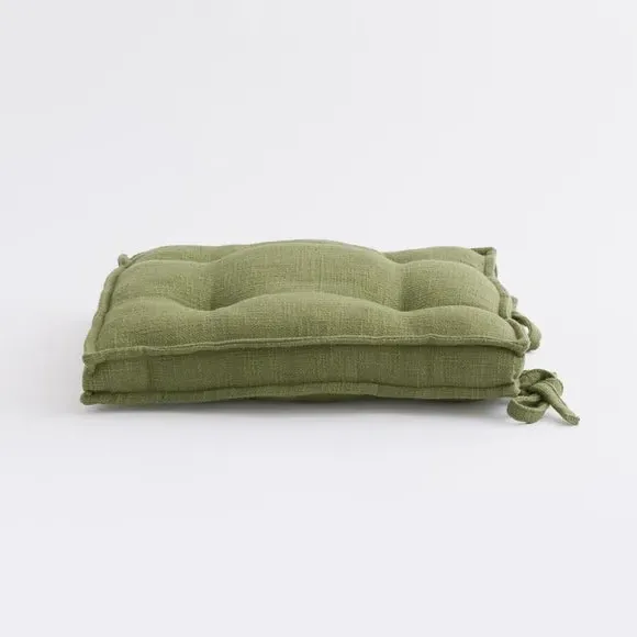 Chair Seat Pad with Handle - Fern, Cotton