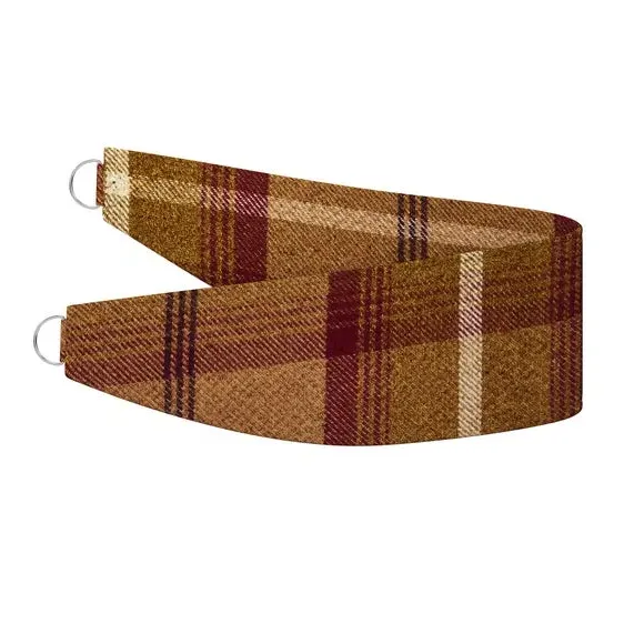 Check Curtain Tieback - Heather