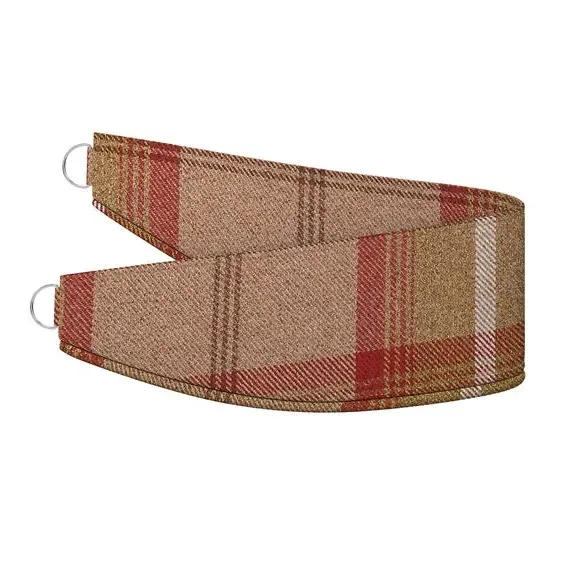 Check Curtain Tieback - Rust