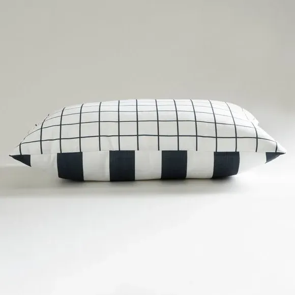 Check Cushion with Zip Cover - Multicolor