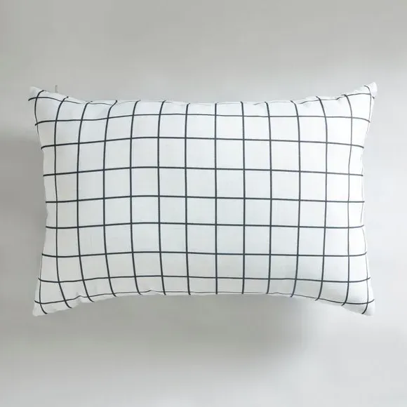 Check Cushion with Zip Cover - Multicolor