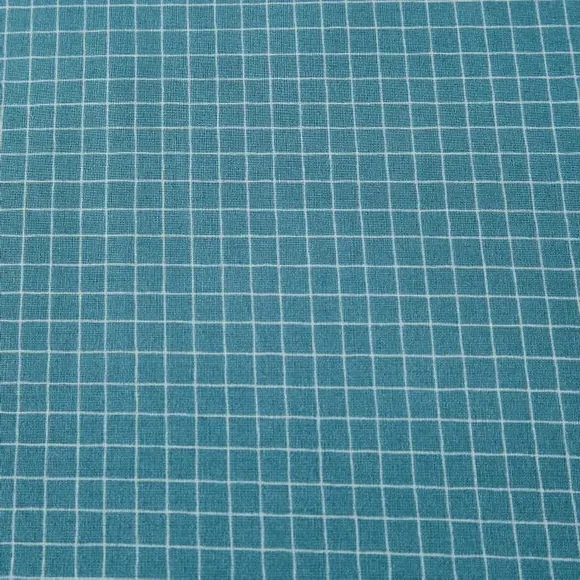 Check Duvet Cover & Pillowcase Set - Blue, Polycotton