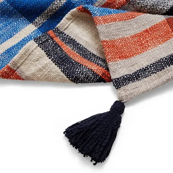 Check Woven Throw Blanket - Multicolor