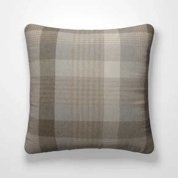 Checked Cushion Cover - Cloud