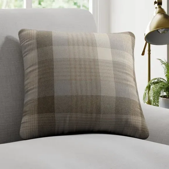 Checked Cushion Cover - Cloud image
