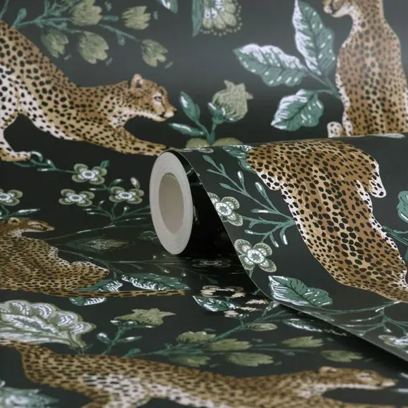 Cheetah Print Wallpaper - Lilypad, Matte Finish