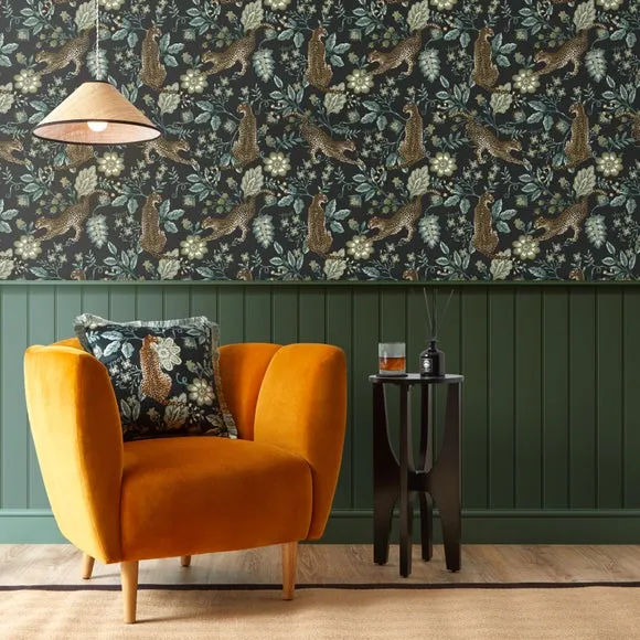 Cheetah Print Wallpaper - Lilypad, Matte Finish image