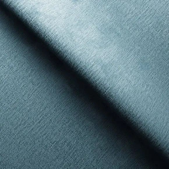 Chesterfield Footstool - Aqua, Chenille