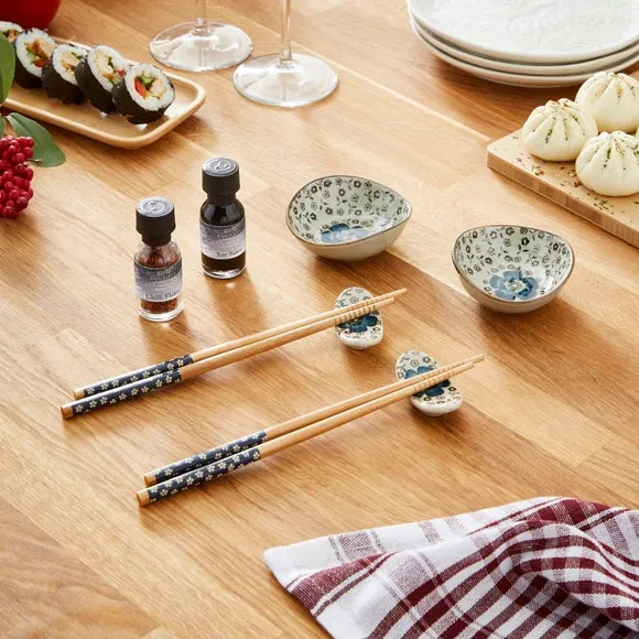 Chopsticks and Dipping Set - Multicolor
