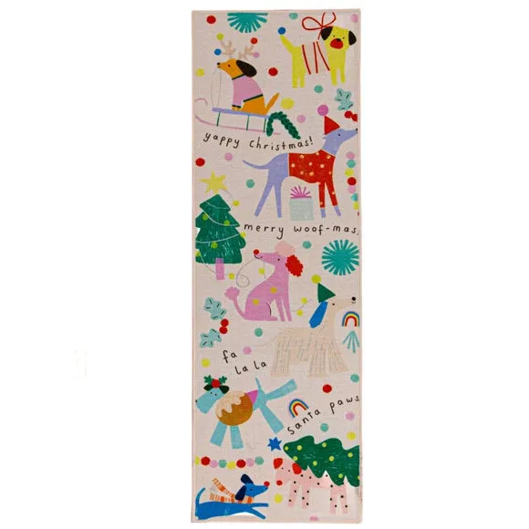Christmas Runner with Anti-Slip - Multicolor