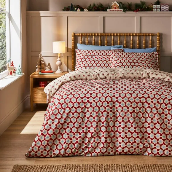 Christmas Star Quilt Cover Set - Multicolor image