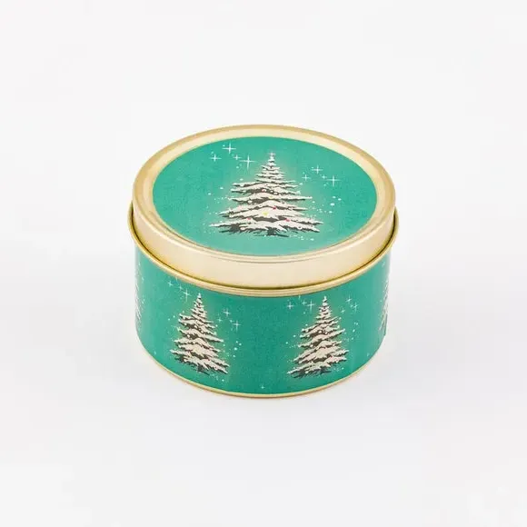 Christmas Tree Tin Candle - Spiced Cookie